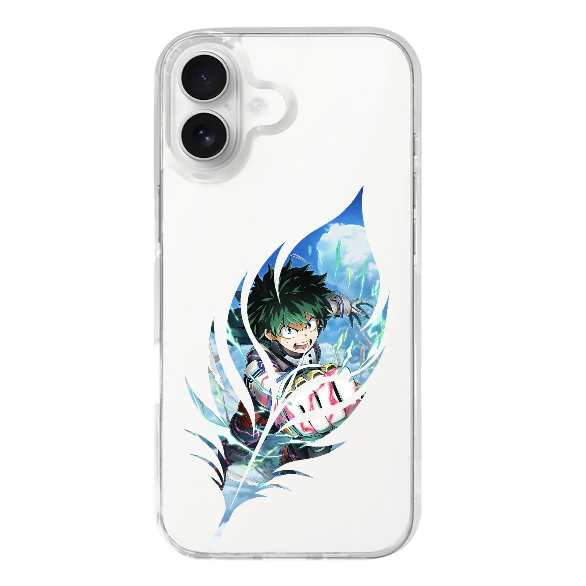 僕のヒーローアカデミア グッズ,緑谷出久 - iPhone 17シリーズ 透明スマホケース – 薄型・耐衝撃・精密フィット保護カバー